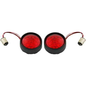  Probeam BulletBezelALED^[MCT[g JX^ _Ci~NX Bullet Turn Signal - 1157 - Gloss Black - Red Lens PB-BB-RR-1157BR DRAG 20201594