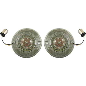  Probeam Amber/White Flat Dynamic Ringz JX^ _Ci~NX Front Turn Signal - White/Amber LEDs PB-AW-1157-T DRAG 20201609