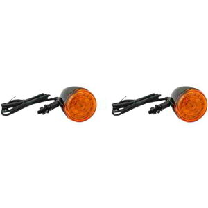  Probeam jo[TLED Bullet Bezel Turn Signals JX^ _Ci~NX ProBEAM Universal Turn Signals - Gloss Black/Amber PB-UNV-TS-A-B DRAG 20201735