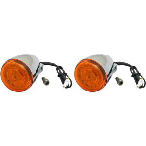 ��� ProBEAMR �^�[���V�O�i�� - �N���[��/�A���o�[ �J�X�^���_�C�i�~�N�X ProBEAMR Turn Signals - Chrome/Amber PB-IND-RTS-A-C DRAG 20201744