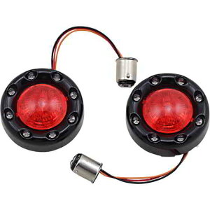 Probeam BulletRingz 1157A^[VOi JX^ _Ci~NX Bullet Turn Signal 1157 - Black - Red Lens PB-BR-RR-57-BR DRAG 20201877