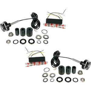  nho[Gh fA LED Cg - jo[T JX^_Ci~NX Handlebar End Dual LED Lights - Universal CD-BAR-END-AW-B DRAG 20201889