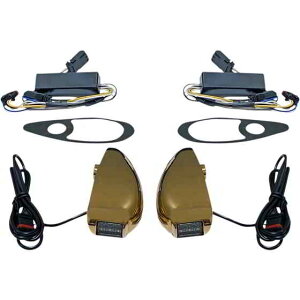  ProBEAM [hOCh ^[VOi - S[h JX^_Ci~NX ProBEAM Road Glide Turn Signals - Gold PB-RG-TS-15-G DRAG 20201994