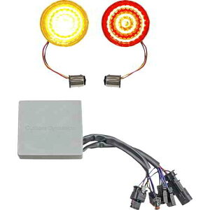  M8 X|[cX^[p IW_^[Abh_/u[Liu[LXg{tj JX^_Ci~NX Solid Amber Turn Red Run/Brake w/ Brake Strobe for M8 Sportster CD-STS-RSGST DRAG 20202124