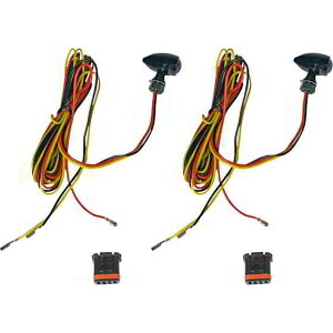  }CNobg fAJ[ LED ^[VOi JX^_Ci~NX Micro Turn Signals - Dual - Amber/Red- Black CD-MICRO-AR2-B DRAG 20202193
