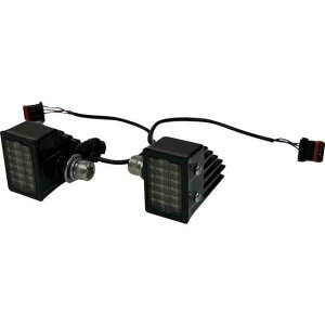 ��� LED�^�[���V�O�i�� - �t�����g - �O���X�u���b�N �J�X�^���_�C�i�~�N�X LED Turn Signals - Front - Gloss Black CD-LRST-FTS-B DRAG 20202216