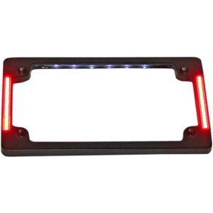  LEDtio[v[gt[ - tbg - ubN JX^_Ci~NX License Plate Frame with LED - Flat - Black TF07-B DRAG 20300900