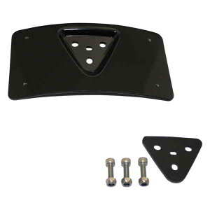 ��� ���f�B�E�X �i���o�[�v���[�g�}�E���g - �u���b�N �J�X�^���_�C�i�~�N�X Radius License Plate Mount - Black CD-PFM-B DRAG 20300993