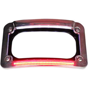  LEDio[v[gt[ JX^_Ci~NX Dual-LED License Place Frame - Indian - Chrome CD-LP-IND-C DRAG 20301434
