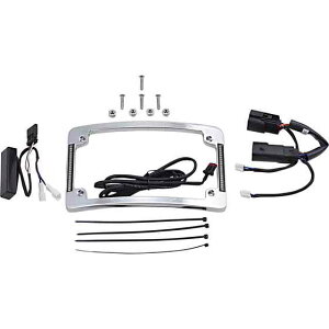  vOAhvCLED RADIUSio[v[gt[ JX^_Ci~NX Curved License Plate Frame - Chrome TF06-BCM-C DRAG 20301486