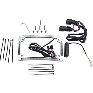  I[Cio[v[gt[ - N[ JX^_Ci~NX All in One License Plate Frame - Chrome TF05-BCM4-C DRAG 20301490