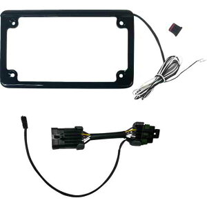 ��� �E�B���J�[�L�b�g - �t�����g/���A - �u���b�N - RZR Pro �J�X�^���_�C�i�~�N�X Lighted License Plate Frame - Gloss Black - RZR Pro CD-LPF-RZRPRO DRAG 20302390