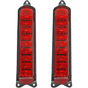  Probeam ́ACVO pTaillightplLED܂ JX^ _Ci~NX ProBEAM LED Taillight Panels for CVO - Red Lens PB-CVO-RED DRAG 20402380