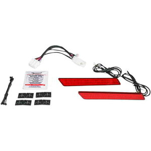 ��� �T�h���o�b�O���b�`���C�g - 97-13 - ���b�h �J�X�^���_�C�i�~�N�X Saddlebag Latch Lights - '97-'13 - Red CD-LATCH-HD-R DRAG 20402477