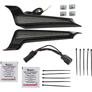  t@VA LED Cgpl - ubN/X[N JX^_Ci~NX Fascia LED Light Panels - Black/Smoke CD-FASCIA-BCMSB DRAG 20402511