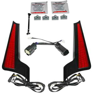 ��� �t�@�V�A LED ���C�g�p�l�� - �u���b�N/���b�h �J�X�^���_�C�i�~�N�X Fascia LED Light Panels - Black/Red CD-FASCIA-BCMRB DRAG 20402512