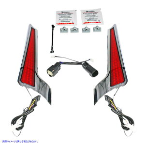  tFCVALEDpl JX^ _Ci~NX Fascia LED Light Panels - Chrome/Red CD-FASCIA-BCMRC DRAG 20402514