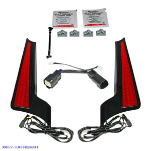 ��� �t�@�V�A LED ���C�g�p�l�� - �u���b�N/���b�h �J�X�^���_�C�i�~�N�X Fascia LED Light Panels - Black/Red CD-FASCIA-SS6RB DRAG 20402516
