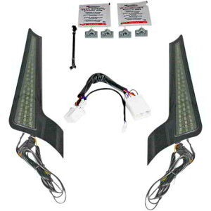  t@VA LED Cgpl - ubN/X[N JX^_Ci~NX Fascia LED Light Panels - Black/Smoke CD-FASCIA-HD-SB DRAG 20402519