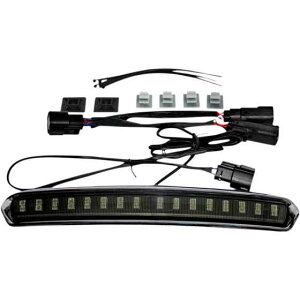 ��� �c�A�[�p�b�N ���b�h���C�g - �N���[��/�X���[�N �J�X�^���_�C�i�~�N�X Tour Pack Lid Light - Chrome/Smoke CD-TP-LID-CS DRAG 20402525