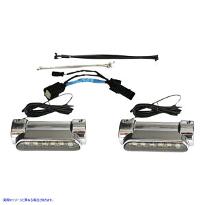  GWK[hCg - 09-13 CVO - N[ JX^_Ci~NX Engine Guard Light - '09-'13 CVO - Chrome CD-CB-AW-SS8-C DRAG 20402534