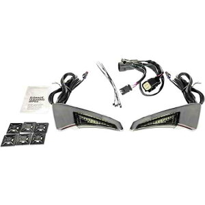  V[PV cA[pbN V[gobNXg LEDCg - N[/X[N - CVO JX^_Ci~NX Sequential Tour Pak Seat Back Rest LED Lights - Chrome/Smoke - CVO CD-TPBR-14BCMSC DRAG 20402545