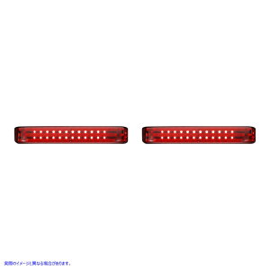  ThobO LED Cg - V[PV - ubN/bh JX^_Ci~NX Saddlebag LED Lights - Sequential - Black/Red PB-SBSEQ-SS6-BR DRAG 20402579