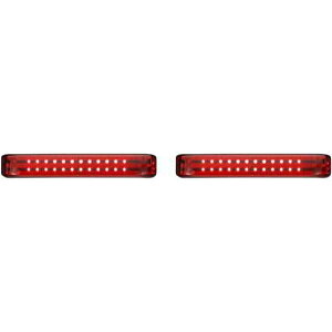  ThobO LED Cg - V[PV - ubN/bh JX^_Ci~NX Saddlebag LED Lights - Sequential - Black/Red PB-SBSEQ-SS8-BR DRAG 20402583