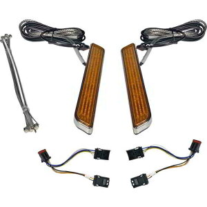  LEDtH[NCg - Ao[ - N[ JX^_Ci~NX LED Fork Light - Amber - Chrome CD-FORK-BCM-AC DRAG 20402648
