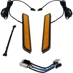  LEDtH[NCg - Ao[ - ubN JX^_Ci~NX LED Fork Light - Amber - Black CD-FORK-HD-AB DRAG 20402651