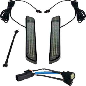  LEDtH[NCg - X[N - ubN JX^_Ci~NX LED Fork Light - Smoke - Black CD-FORK-SS6-SB DRAG 20402657