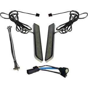  LEDtgtH[NCg JX^ _Ci~NX LED Fork Light - Smoke - Chrome CD-FORK-SS6-SC DRAG 20402658