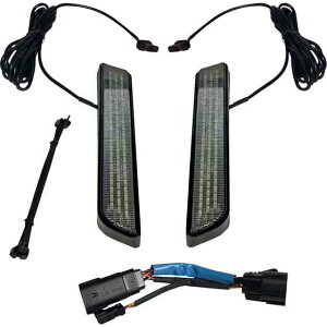  LEDtgtH[NCg? JX^_Ci~NX LED Fork Light - Smoke - Black CD-FORK-SS8-SB DRAG 20402661