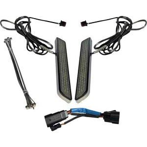  LEDtH[NCg - X[N - N[ JX^_Ci~NX LED Fork Light - Smoke - Chrome CD-FORK-SS8-SC DRAG 20402662