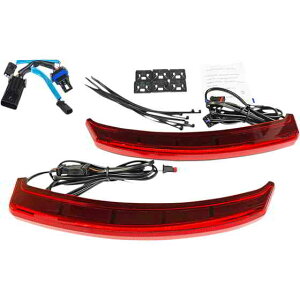  ThobOCg - bhY JX^_Ci~NX Saddle Bag Lights - Red Lens CD-INDBAG-SWP-R DRAG 20402695