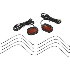 取寄せ Plug&Plagz アンテナグロメットライトを再生します カスタム ダイナミクス Antenna Grommet Light - Red Lens - Black CD-PLUG-RB DRAG 20402744