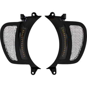  LEDxgCT[g - Ao[/zCg - ubNbVtubN JX^_Ci~NX LED Vent Insert - Amber/White - Black w/ Black Mesh CD-RG-V-AW2-BB DRAG 20402815
