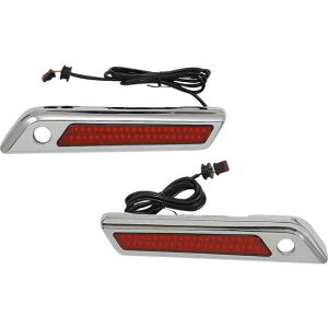  ThobOb`fAJ[ANZgCg JX^ _Ci~NX Latch Light - Saddlebag - Dual Color - Red - Chrome CD-SBL-DC4-RC DRAG 20402872