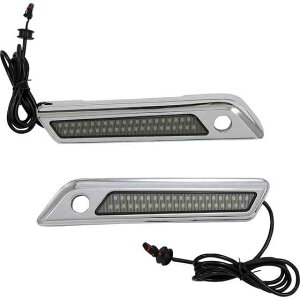  b`Cg - ThobO - fAJ[ - X[N - N[ JX^_Ci~NX Latch Light - Saddlebag - Dual Color - Smoke - Chrome CD-SBL-DC4-SC DRAG 20402874