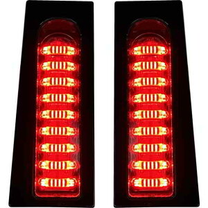  ProBEAMR ⏕tB[YR - s/u[L/^[ - X[NY - OXubN JX^_Ci~NX ProBEAMR Auxiliary FillerzR - Run/Brake/Turn - Smoke Lens - Gloss Black PB-FILL-23-SB DRAG 20403182