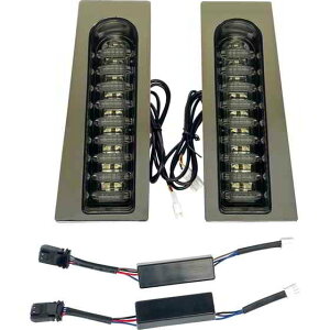  ProBEAMR ⏕tB[YR - s/u[L/^[ - X[NY - N[ JX^_Ci~NX ProBEAMR Auxiliary FillerzR - Run/Brake/Turn - Smoke Lens - Chrome PB-FILL-23-SC DRAG 20403183