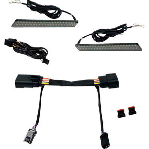  LEDb`Cg - ThobO - X[NY JX^_Ci~NX LED Latch Lights - Saddlebag - Smoke Lens CD-LATCH-23-S DRAG 20403234