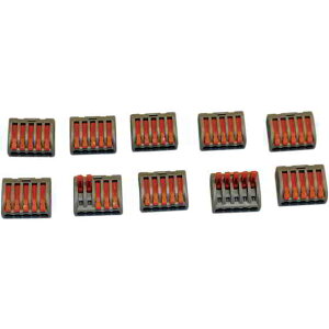 ��� �z���P�[�W�N�����v 5�X�|�b�g - 10�p�b�N �J�X�^���_�C�i�~�N�X Wiring Cage Clamps 5-Spot - 10PK CG25 DRAG 21200561