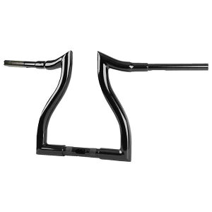��� �n���h���o�[ - �n���}�[�w�b�h - 12�C���` - �u���b�N LA �`���b�p�[�Y Handlebar - Hammerhead - 12 - Black LA-7328-12B DRAG 06016403