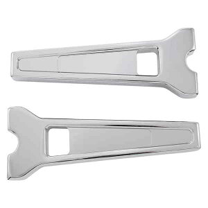  ptH[}XCU[ LA `bp[Y Risers - Straight - 8 - Chrome LA-7470-08C DRAG 06021408