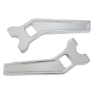  ptH[}XCU[ LA `bp[Y Risers - Pullback - 8 x 1-1/4 - Chrome LA-7481-08C DRAG 06021417