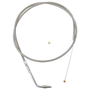 ��� �X���b�g���P�[�u�� - �X�g�b�N - �X�e�����X�X�`�[�� LA �`���b�p�[�Y Throttle Cable - Stock - Stainless Steel LA-8100TH00 DRAG 06501397
