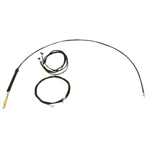 ��� �P�[�u���L�b�g - 18�C���` - 20�C���`�n���h���o�[ - �u���b�N LA �`���b�p�[�Y Cable Kit - 18 - 20 Handlebars - Black LA-8060KT3-19B DRAG 06621255