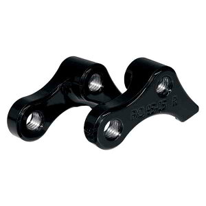  A[_ELbg - ubNpE_[R[eBO - 1C`_E - 99-05 _Ci LA `bp[Y Rear Lowering Kit - Black Powder Coated - Lowers 1 - '99-'05 Dyna LA-7590-01B DRAG 13040150