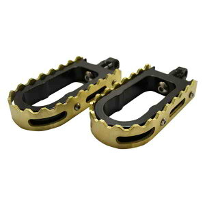  BMXtbgyO - ubN/^J LA `bp[Y BMX Footpegs - Black/Brass LA-7205-02B DRAG 16201186